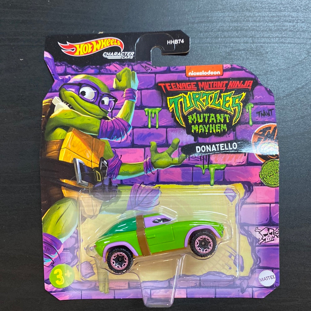 Hot Wheels Character Cars TEENAGE MUTANT NINJA TURTLES Donatello