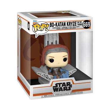 Funko Pop! The Mandalorian Bo-Katan on the Throne Deluxe