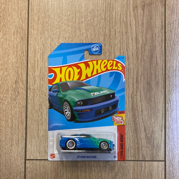 Hot Wheels Then and now ‘07 Ford Mustang