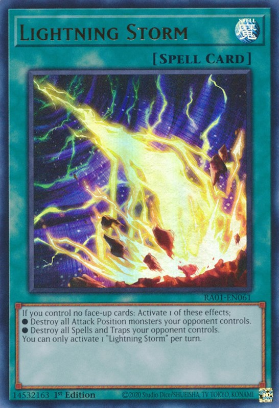 Lightning Storm [RA01-EN061] Ultra Rare