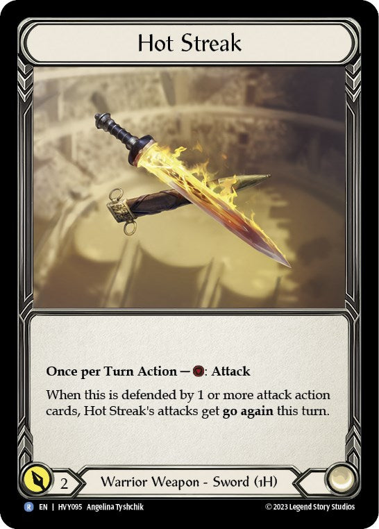 Hot Streak [HVY095] (Heavy Hitters)  Cold Foil