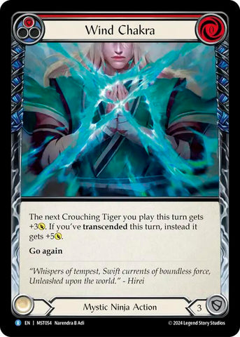 Wind Chakra (Red) [MST054] (Part the Mistveil)  Rainbow Foil