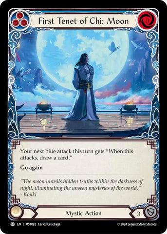 First Tenet of Chi: Moon [MST092] (Part the Mistveil)  Rainbow Foil