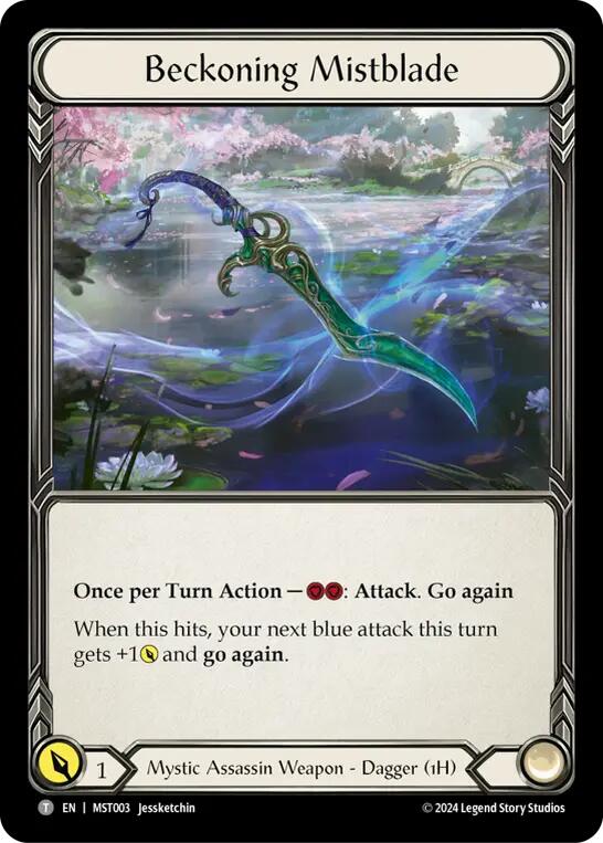 Beckoning Mistblade // Spectral Shield [MST003//MST158] (Part the Mistveil)