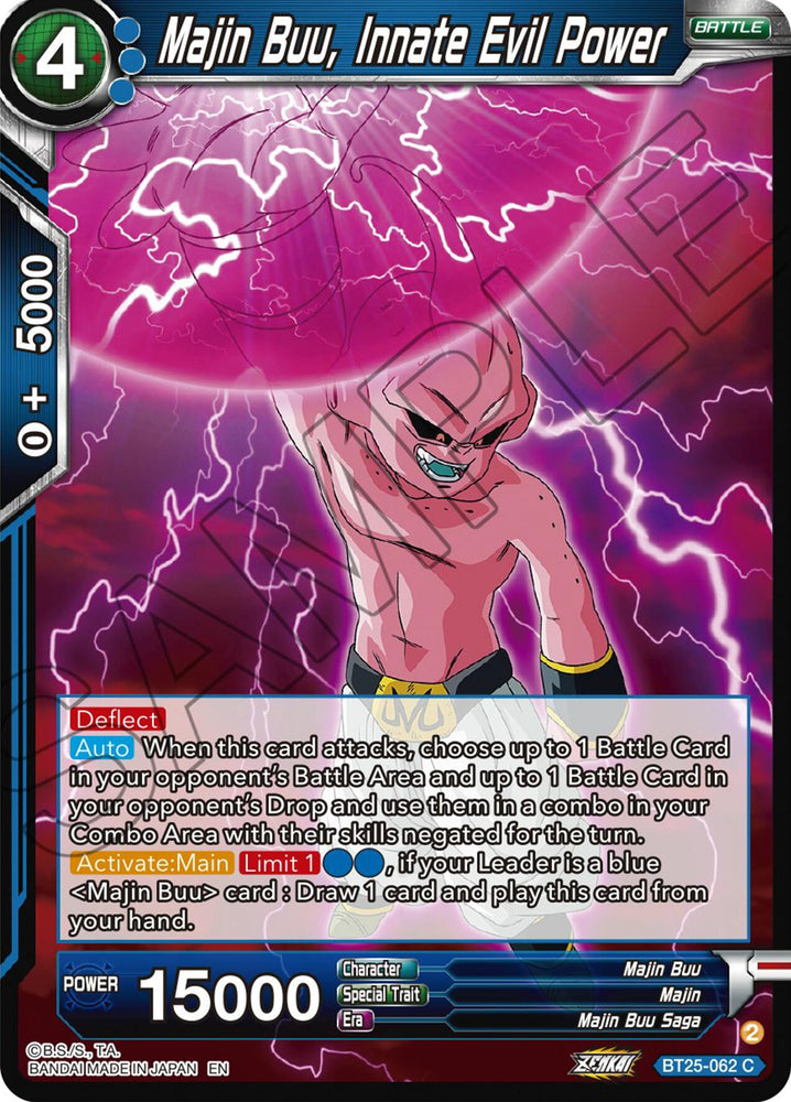 Majin Buu, Innate Evil Power (BT25-062) [Legend of the Dragon Balls]