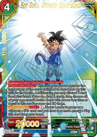 Son Goku, Ultimate Spirit Bomb (BT25-130 SR) [Legend of the Dragon Balls]