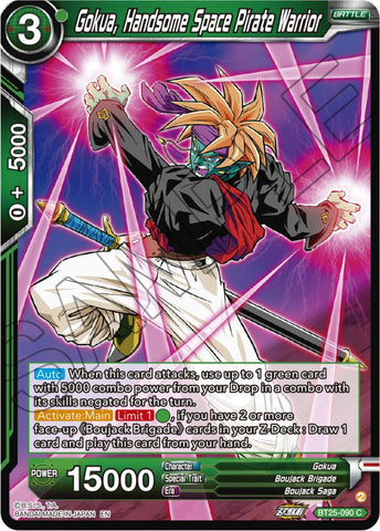 Gokua, Handsome Space Pirate Warrior (BT25-090) [Legend of the Dragon Balls]