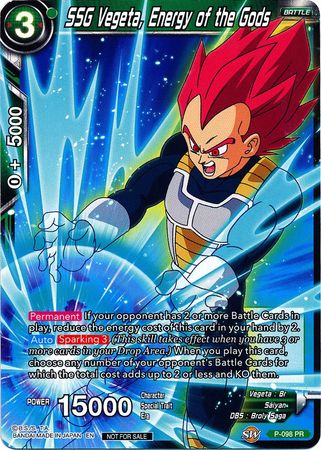 SSG Vegeta, Energy of the Gods (P-098) [Promotion Cards]