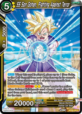 SS Son Gohan, Fighting Against Terror (BT26-102) [Ultimate Advent]