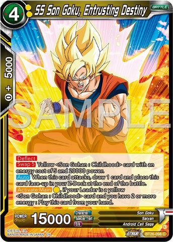 SS Son Goku, Entrusting Destiny (BT26-098) [Ultimate Advent]