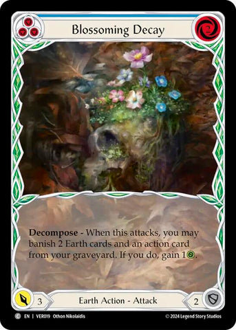 Blossoming Decay (Blue) [VER019] (Rosetta Verdance Blitz Deck)