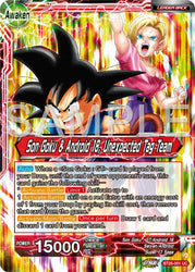 Son Goku // Son Goku & Android 18, Unexpected Tag Team (BT26-001) [Ultimate Advent]