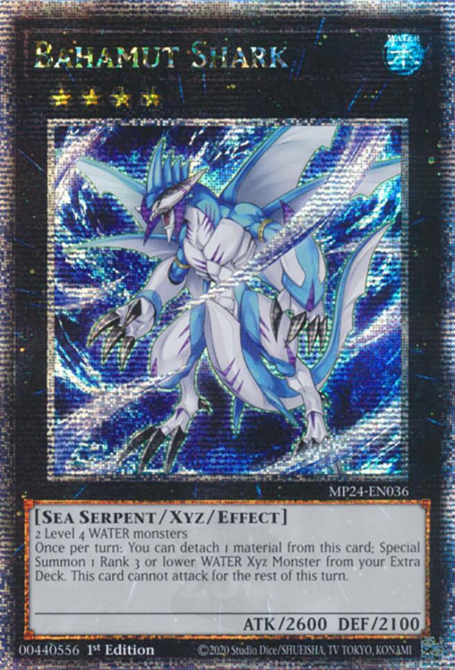Bahamut Shark [MP24-EN036] Quarter Century Secret Rare