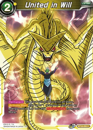 United in Will (BT16-095) [Realm of the Gods]