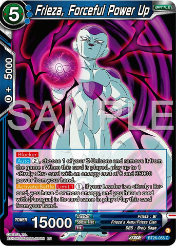 Frieza, Forceful Power Up (BT26-056) [Ultimate Advent]