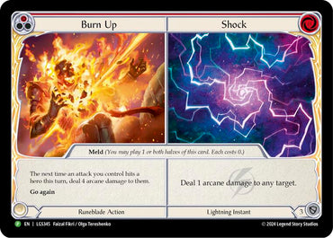 Burn Up // Shock - LGS345 [LGS345] (Promo)  Cold Foil