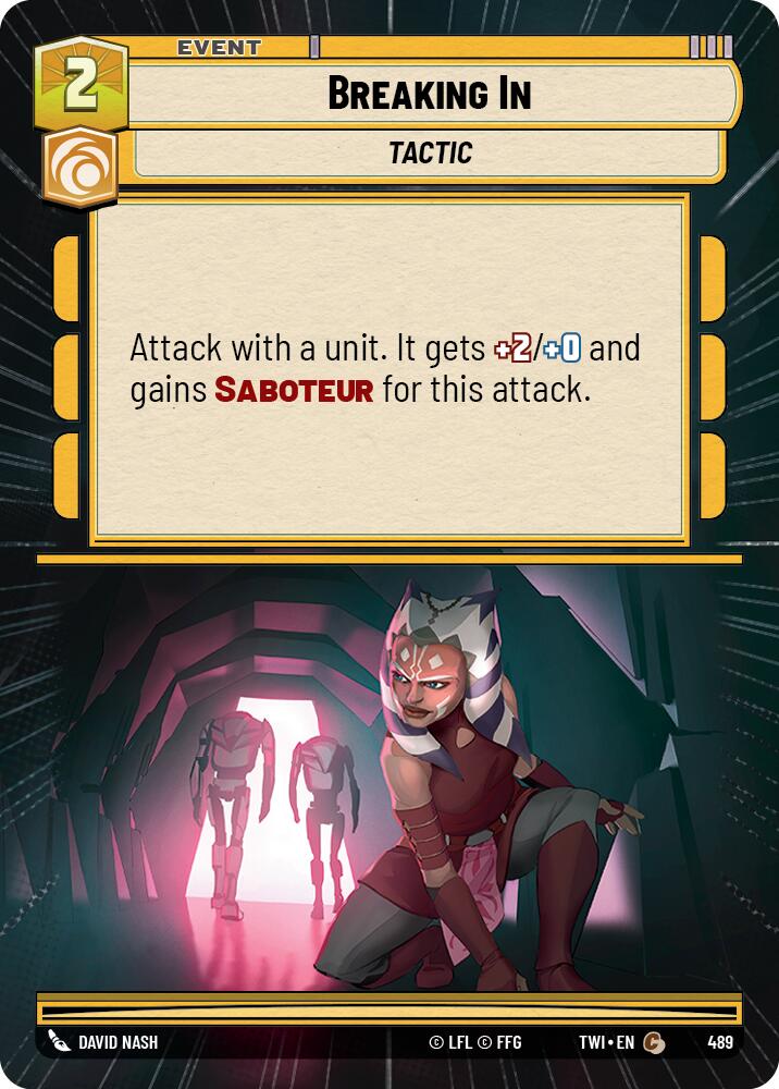 Breaking In (489) (Hyperspace) (489) [Twilight of the Republic]