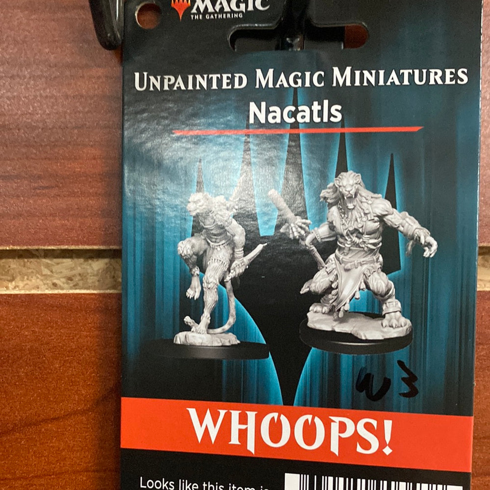 Magic: The gathering unpainted miniatures: Nacatls Wave 15