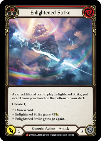 Enlightened Strike [U-WTR159] (Welcome to Rathe Unlimited)  Unlimited Rainbow Foil