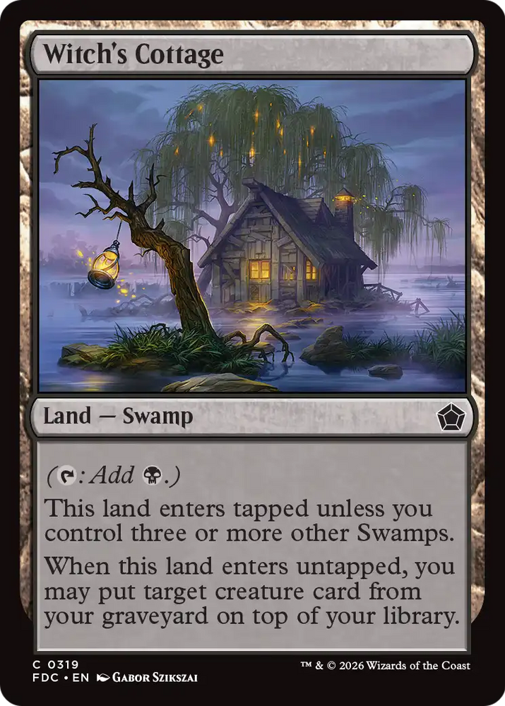 Witch's Cottage [Foundations Commander]