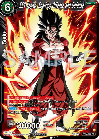 SS4 Vegito, Sparking Offense and Defense (Championship 2024 Finals Pack) (BT24-122) [Tournament Promotion Cards]