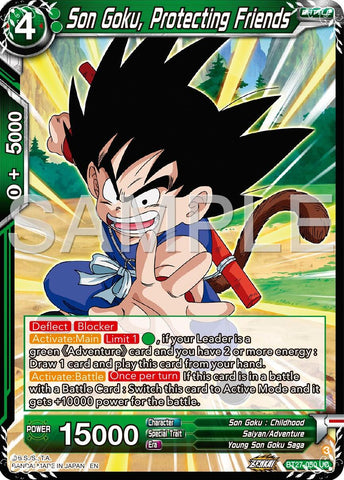 Son Goku, Protecting Friends (BT27-050) [History of Z]