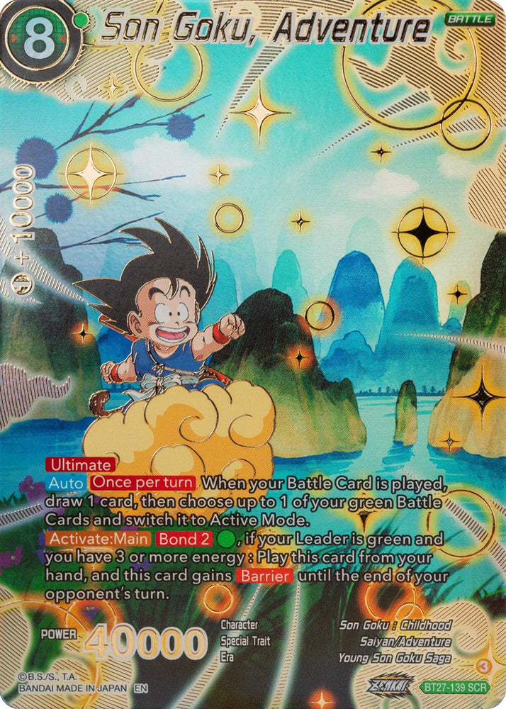 Son Goku, Adventure (BT27-139) [History of Z]