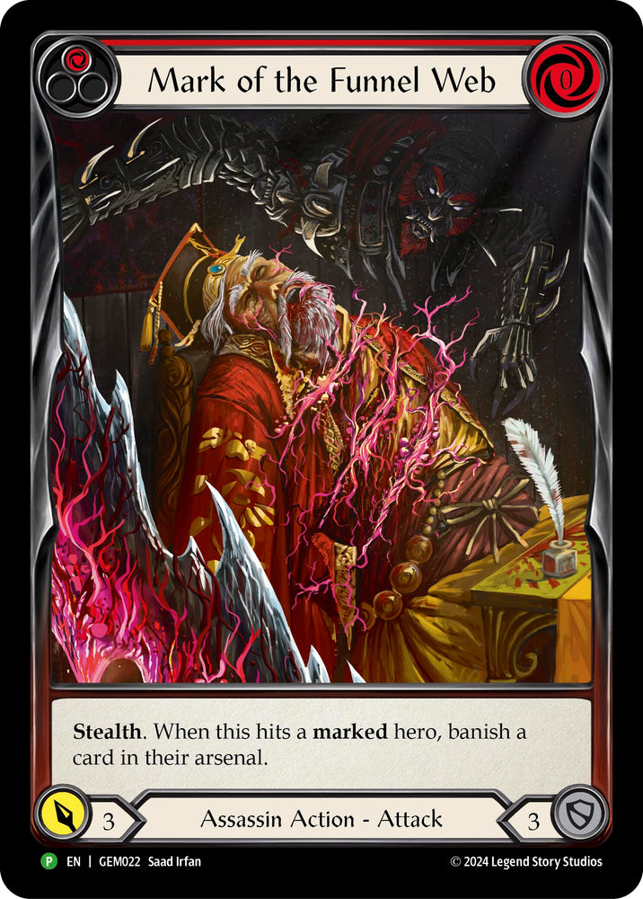 Mark of the Funnel Web (Red) [GEM022] (GEM Pack 1)  Rainbow Foil