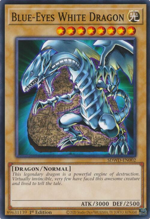 Blue-Eyes White Dragon [SDWD-EN002] Common