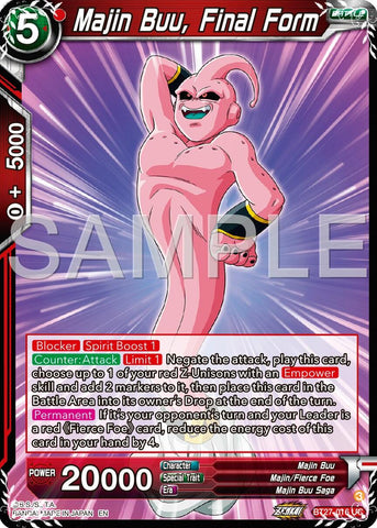 Majin Buu, Final Form (BT27-016) [History of Z]