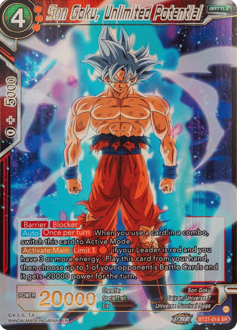 Son Goku, Unlimited Potential (BT27-019) [History of Z]