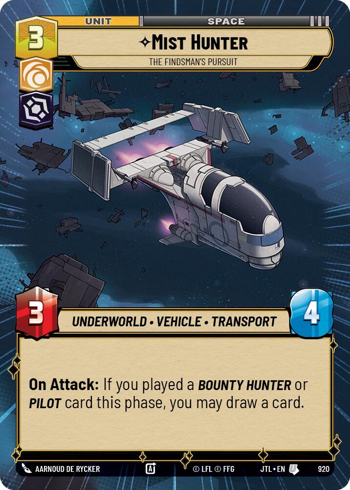 Mist Hunter - The Findsman's Pursuit (920) (Hyperspace Foil) (920) [Jump to Lightspeed]
