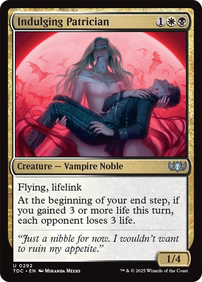Indulging Patrician [Tarkir: Dragonstorm Commander]