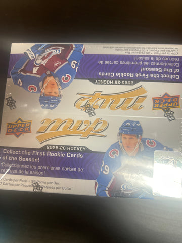 2025-26 Upper Deck MVP Hockey Retail Box