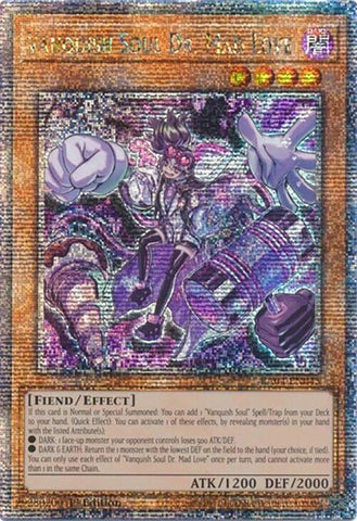 Vanquish Soul Dr. Mad Love [RA04-EN045] Quarter Century Secret Rare