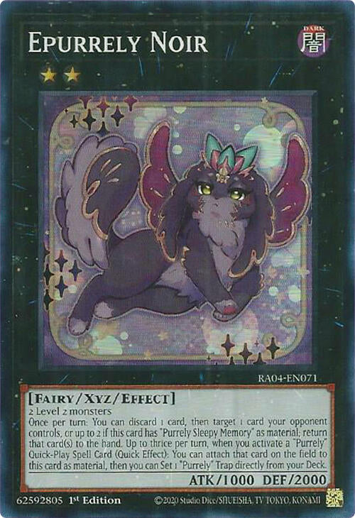 Epurrely Noir [RA04-EN071] Super Rare