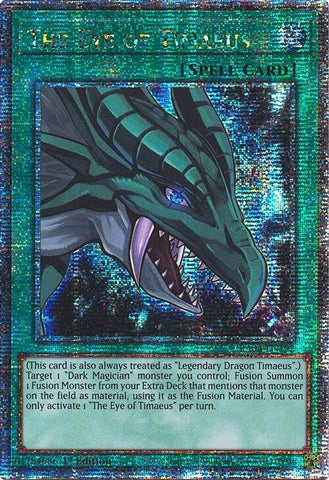The Eye of Timaeus [RA04-EN192] Quarter Century Secret Rare