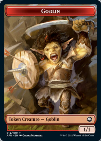 Dungeon of the Mad Mage // Goblin Double-Sided Token [Dungeons & Dragons: Adventures in the Forgotten Realms Tokens]