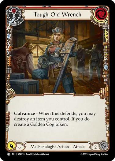 Tough Old Wrench (Red) [SEA033] (High Seas)