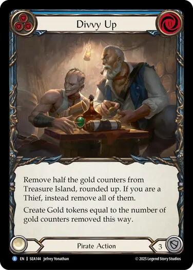 Divvy Up [SEA144] (High Seas)  Rainbow Foil