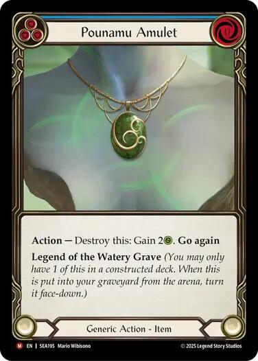 Pounamu Amulet [SEA195] (High Seas)