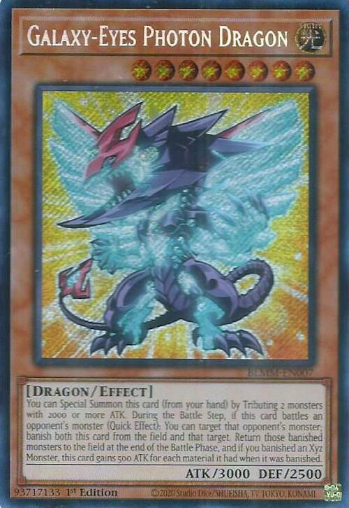 Galaxy-Eyes Photon Dragon [BLMM-EN007] Secret Rare