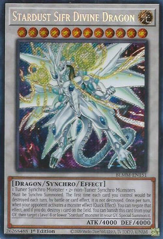 Stardust Sifr Divine Dragon [BLMM-EN151] Secret Rare