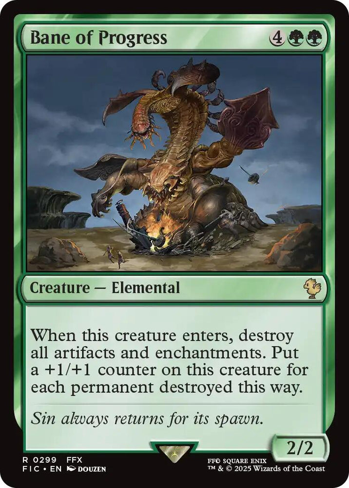 Bane of Progress (Surge Foil) [FINAL FANTASY Commander]