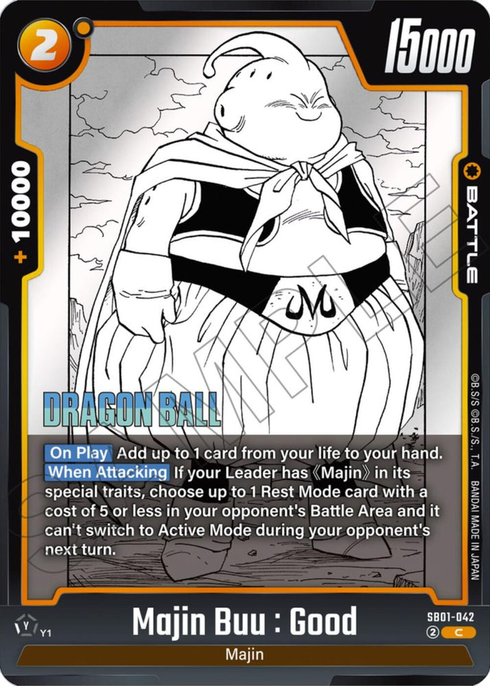 Majin Buu : Good (SB01-042) [Manga Booster 01]
