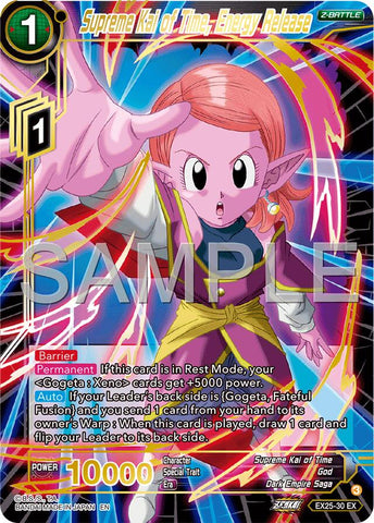 Supreme Kai of Time, Energy Release (EX25-30) [Premium Anniversary Box 2025]
