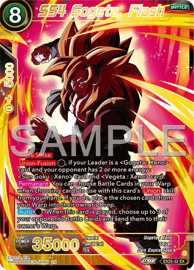 SS4 Gogeta, Flash (EX25-32) [Premium Anniversary Box 2025]