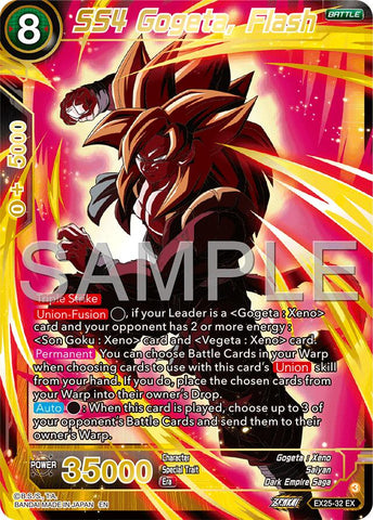 SS4 Gogeta, Flash (EX25-32) [Premium Anniversary Box 2025]