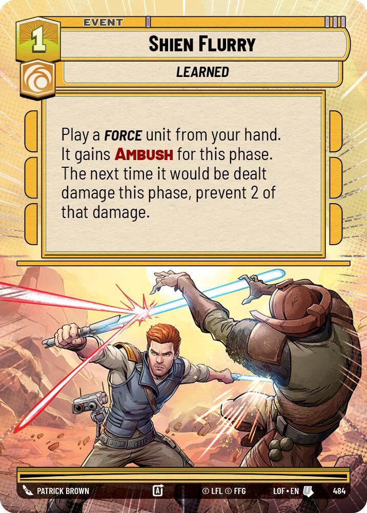 Shien Flurry (484) (Hyperspace) (484) [Legends of the Force]