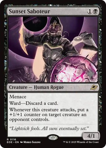 Sunset Saboteur (Promo Pack) [Edge of Eternities Promo Pack]